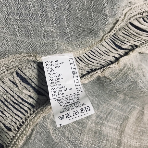 LINEN LIKE WHEAT COLOR UNIQUE DRESS - Picture 15 of 15